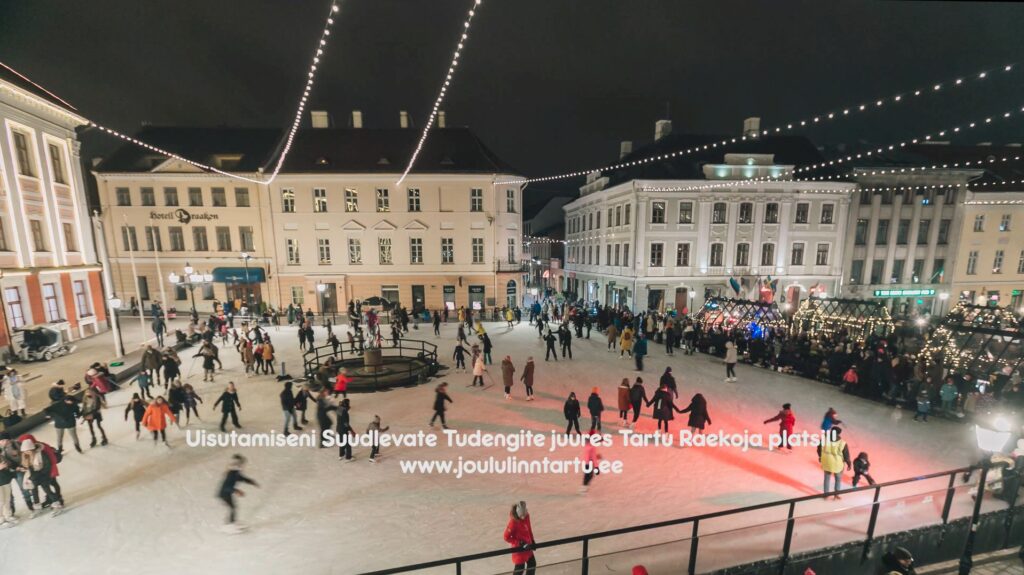 The ice rink of Town Hall Square of Tartu will end its first season 1 March